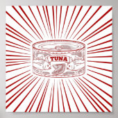 Dose für Thunfisch Vintag Poster (Vorne)