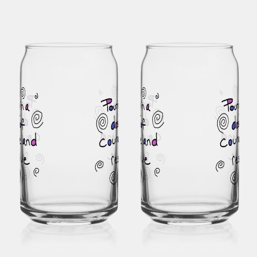 Dose of Courage Glass Dosenglas (Rechts)