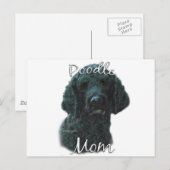 Dose (schwarz) Mama 2 Postkarte (Vorne/Hinten)