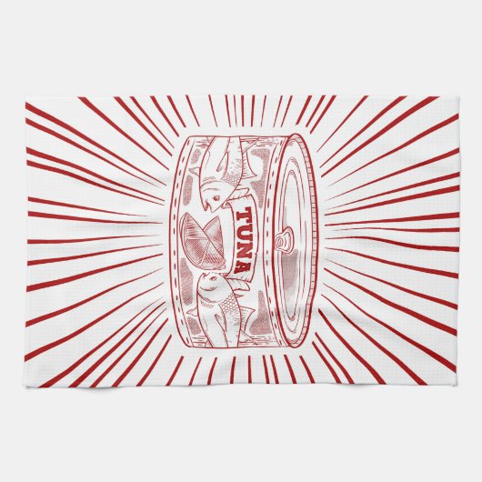Dose Thunfisch Geschirrtuch (Horizontal)