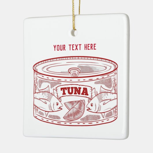 Dose Thunfisch Keramikornament (Links)