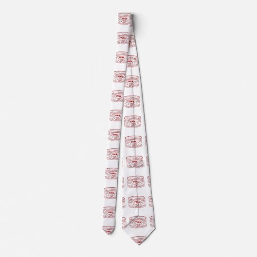 Dose Thunfisch Krawatte (Rückseite)