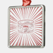 Dose Thunfisch Ornament Aus Metall (Links)