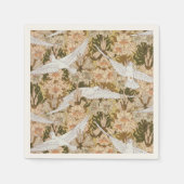 Dose und Lily Floral Print Serviette (Vorderseite)