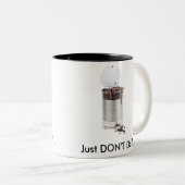 Dose Würmer Zweifarbige Tasse (VorderseiteRechts)