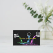 Dosen der strömenden Farben-Maler-Visitenkarte Visitenkarte (Stehend Vorderseite)