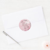 Dosen I Liebe Rosa Runder Aufkleber (Umschlag)