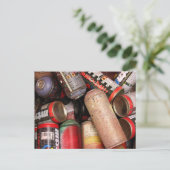 Dosen Postkarte (Stehend Vorderseite)