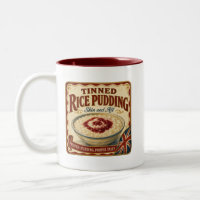 Dosen-Reispudding Vintage-Dosen-Etikett-Design