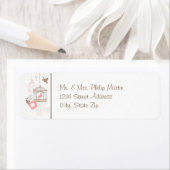 Dosen und Käfige - Rücksendeadressen-Aufkleber (Insitu)