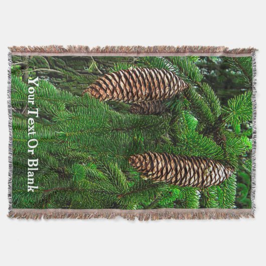 Dosen und Nadeln Decke (Vorderseite)