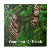 Dosen und Nadeln Fliese (Vorderseite)