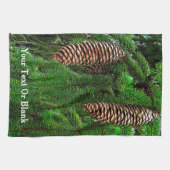 Dosen und Nadeln Geschirrtuch (Horizontal)