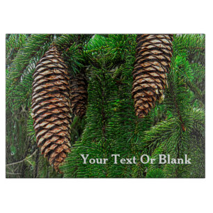 Dosen und Nadeln Schneidebrett