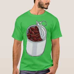 Dosen von Bohnen Niere Bohnen gebacken Bohnen T-Shirt