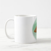 Dösende Orange Katze Kaffeetasse (Links)
