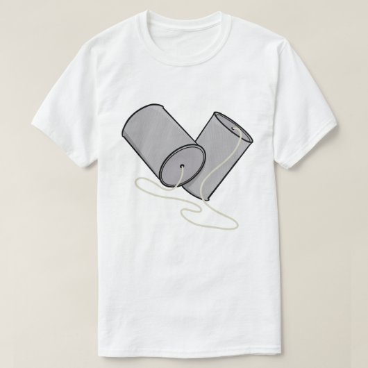 Dosenfernsprecher Nostalgie T-Shirt (Design vorne)