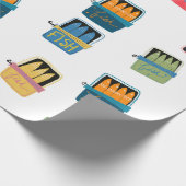 Dosenfisch-Verpackungspapier Geschenkpapier (Ecke)