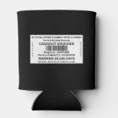 Dosenkühler Coozie Lebensfeier (Rückseite)
