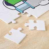 Dosierung als Arzt mit Spritze Puzzle (Seite)