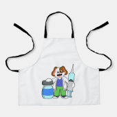 Dosierung als Arzt mit Spritze Schürze (Vorderseite)