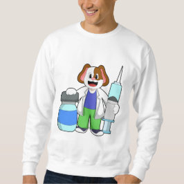 Dosierung als Arzt mit Spritze Sweatshirt