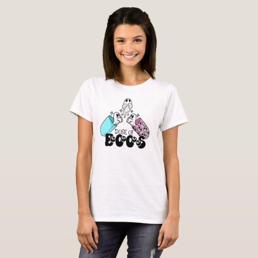 Dosierung von Boos Funny Halloween Medical Ghost T T-Shirt (Vorne ganz)