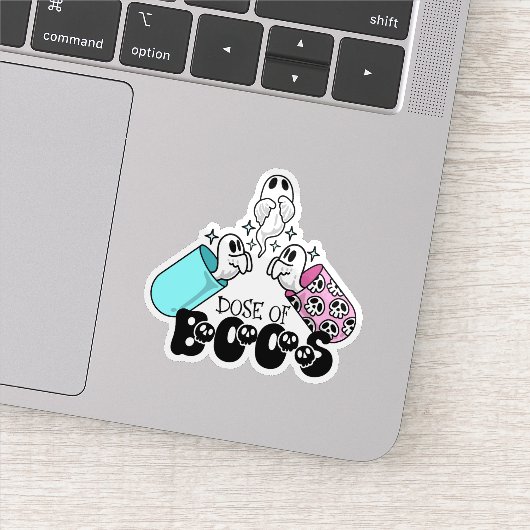 Dosierung von Boos Halloween Medical Aufkleber (Detail)
