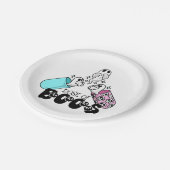 Dosierung von boos Medical Ghost Halloween Pappteller (Schrägansicht)