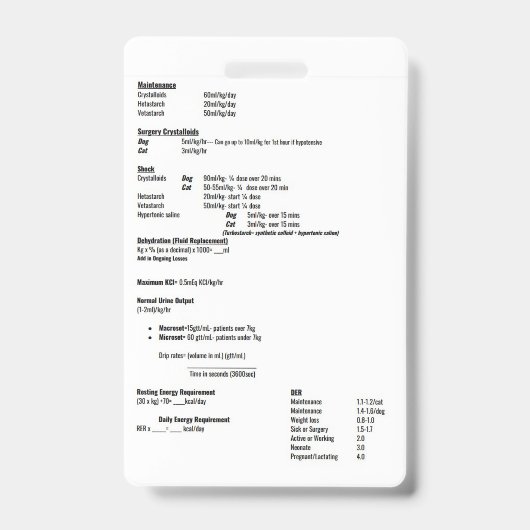 Dosierungstag Ausweis (Vorderseite)