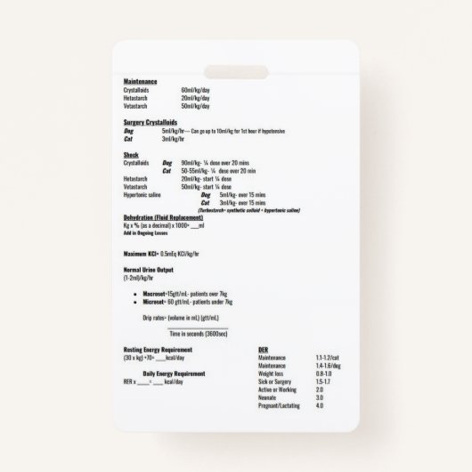 Dosierungstag Ausweis (Vorderseite)