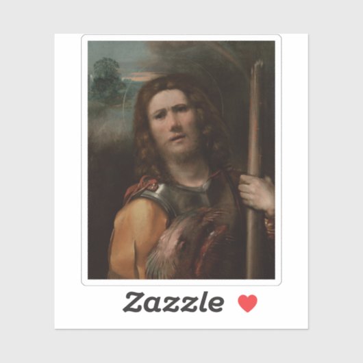 Dosso Dossi - Saint George Aufkleber (Blatt)