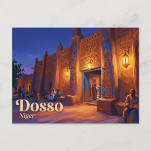 Dosso-Palast Niger Postkarte