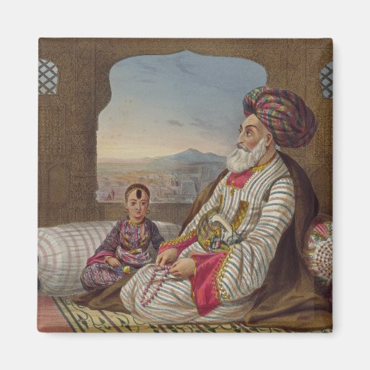 Dost Mahommed (1793-1863) King of Caubul and his Y Magnet (Vorne)
