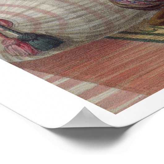 Dost Mahommed (1793-1863) King of Caubul and his Y Poster (Ecke)