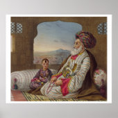 Dost Mahommed (1793-1863) King of Caubul and his Y Poster (Vorne)