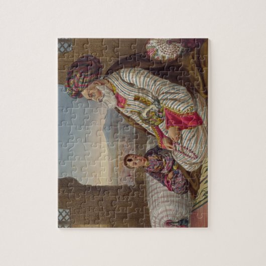 Dost Mahommed (1793-1863) König Caubul und sein Y Puzzle (Vertikal)