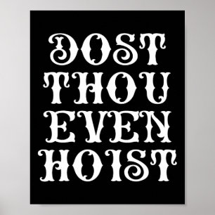 Dost, obwohl sogar Hissen Sir lustige Gym-Workout- Poster