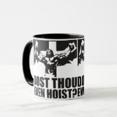Dost Tausend-sogar Hebemaschine? - Jesus Tasse (Vorderseite Links)