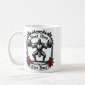 Dost Thou Even Hoist Knight Weightlifter Workout G Kaffeetasse (Links)