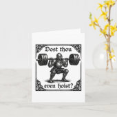 Dost you sogar Hoist Funny Gothic Deadlift Gym Karte (Gelbe Blume)