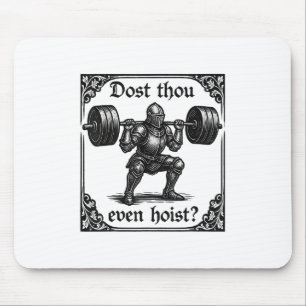 Dost you sogar Hoist Funny Gothic Deadlift Gym Mousepad