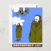Dostoevsky Art Postkarte (Vorne/Hinten)