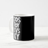 Dostoevsky Kaffeetasse (Vorderseite Links)