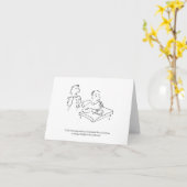 Dostoevsky-Merkkarte aussehen Karte (Gelbe Blume)