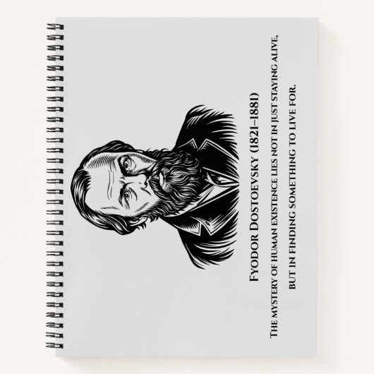 Dostoevsky Notizblock (Vorderseite)