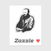 Dostojevsky Classic Round Sticker (Blatt)
