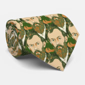 Dostojewski porträtiert gelbes Design Krawatte (Gerollt)