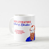 Dostojewski + Tolstoi + Tschechow - Russische Lite Kaffeetasse (Vorderseite Links)