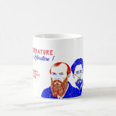 Dostojewski + Tolstoi + Tschechow - Russische Lite Kaffeetasse (Mittel)